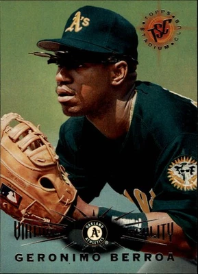 1995 Stadium Club Virtual Reality #154 Geronimo Berroa - BB - Image 1 of 2