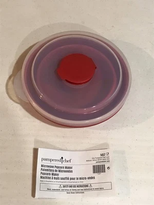 Palomitas de maíz para microondas Pampered Chef con instrucciones Foto 1 de 4