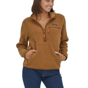 Patagonia Retro Pile Fleece Marsupial Damen Gr. XS braun Outdoor Pullover  - Bild 1 von 8
