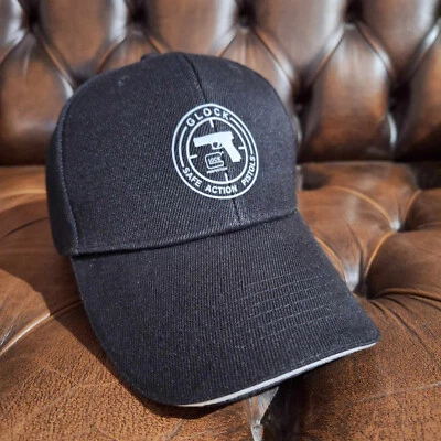 Casquette design "Glock" Taille ajustable Noir #Glock #TirSportif - Photo 1/4