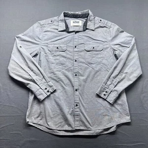 Urban Pipeline Shirt Mens 2XL Button Up Easy Care Fabric Gray Cowboy Western - Picture 1 of 11