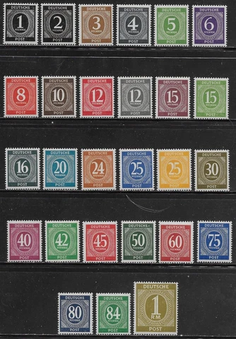 Germany #Mi911-Mi937 MNH 1946 Control Council Allied Trizone [530-556 YT1-YT27] Cover