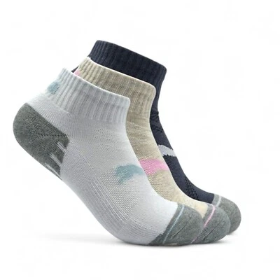 Meias femininas Puma Quarter Crew 6 pares - Imagem 1 de 4