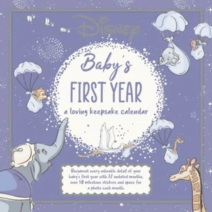Calendario Bebé Disney Primer Año Recuerdo Hito Rastreador Vista Mes - Imagen 1 de 7
