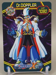 ROCKMAN X3 Dr.DOPPLER Card n.122 Bandai Carte collezionabili giapponesi CAPCOM B612 - Foto 1 di 10