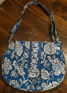 Vera Bradley Saddle Up BLUE LAGOON Schultertasche Umhängetasche - Bild 1 von 5