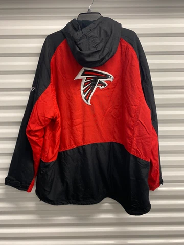 Vintage Reebok Atlanta Falcons NFL Football Puffer Jacket Men's Size XL Cover
