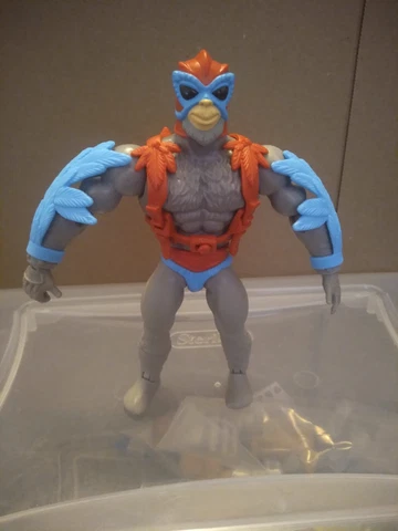 Masters of the Universe Origins Retro Stratos ( GREY ) V1 5.5" Loose No Comic Cover