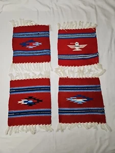 4 Americraft Southwest Chimayo Webmatten Deckchen - Mexiko - Bild 1 von 9