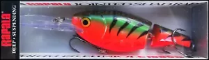 SEÑUELOS DE PESCA RAPALA SOMBRA ARTICULADA RAP JSR 9 cm 25 gramos RDT (Tigre Rojo) color - Imagen 1 de 2