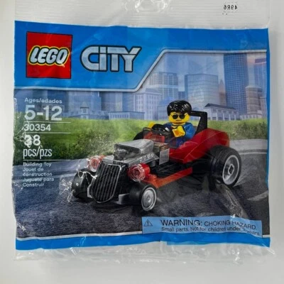 NEW Lego City Hot Rod with Minifigure Polybag 30354 Sealed, Retired - Image 1 of 2