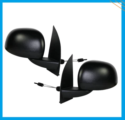 Coppia Specchi Retrovisori per Fiat Panda 169 da 2003 a 2012 Manuali Neri Grandi - Imagen 1 de 2