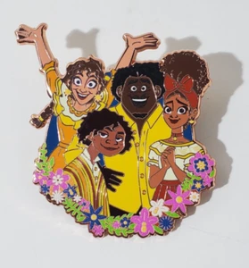 2022 Disney Parks Encanto Booster Pin Featuring Pepa, Felix, Dolores and Camilo - Picture 1 of 3