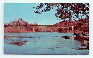 Postcard Bridge Stretching Over An Ozarks Stream Along Missouri Highway Region - Picture 1 of 3