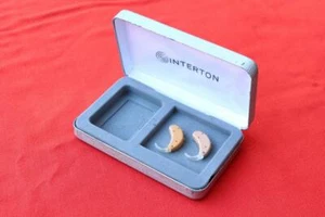 Paire de pièces d'oreille Interton BIG NANO double aide auditive aide au travail besoin WV - Photo 1/8