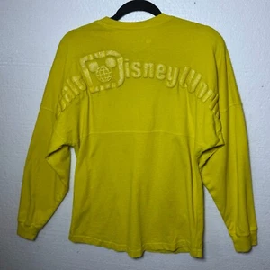 Walt Disney World Spirit Jersey Size XS Sunshine Yellow Glitter Parks WDW Logo - Picture 1 of 10