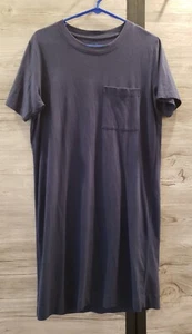 Everlane women's short sleeve shirt Blue dress casual size small comfy #2833 EUC - Picture 1 of 4