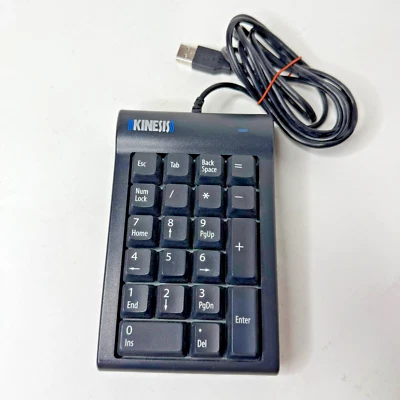 Kinesis AC210USB Wired Low-force keypad for PC - Black Tested - Image 1 of 2