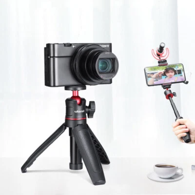 Mini Cell Phone Holder Desktop Table Camera Tripod Stand Selfie Stick For Vlog - Image 1 of 4