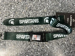 WOW! Michigan State Spartans 22" Detachable Quality Lanyard & FAST FREE SHIP - Picture 1 of 5