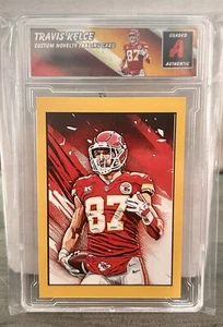 🚨ICONIC Travis Kelce Artist Signed Trading Card RazorSlabs Taylor Swift SWELCE - Picture 1 of 2