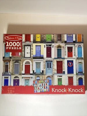 Melissa & Doug 1000 Piece Jigsaw Puzzle Knock Knock Door 29” X 23” - Image 1 of 3
