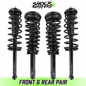 Front & Rear Quick Complete Struts & Coil Springs for 1998-2002 Honda Accord