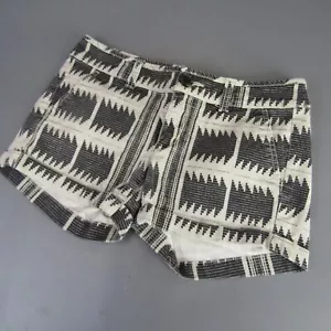 American Eagle Outfitters gemusterte Damenshorts Größe 0 Azteken Südwesten 28" W - Bild 1 von 7