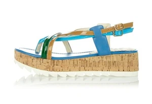Dolly Do Sandalo Flat Blu Misura 38 - Bild 1 von 6