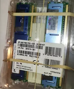 Server Memory 4GB packs w/heat sinks new factory sealed packs - HP - Picture 1 of 4