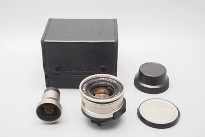 Contax Carl Zeiss Biogon T* 21mm f/2.8 Lens, Silver, w/ Finder For Contax G1 G2 - Image 1 of 4