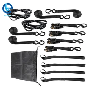 For Moving Appliances, Lawns, Cargo Equipment, Motorcycles Belts 4pcs Black - Picture 1 of 24