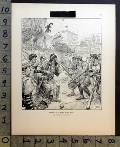 1910 Solomon Juicio Deporte Béisbol Sátira Religión Harry Dart Impresión Artística FC5071 - Imagen 1 de 1
