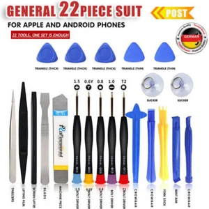 22 in 1 Reparatur Öffnungs Werkzeug Set Reparatur Display Akku Smartphone Handy - Bild 1 von 12