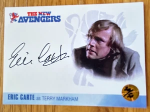 THE NEW AVENGERS COLLECTION: AUTOGRAPH CARD: ERIC CARTE ER2 XX/50 - Picture 1 of 1