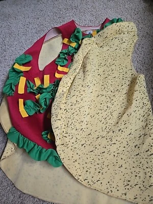 Disfraz de comida para tacos Spirit Halloween adulto OSFM grupo familia Foto 1 de 4