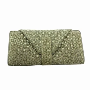 Hiroko Hayashi Girasore Long Wallet Snap Button Khaki Green /Ff Gy18 Women - Picture 1 of 10