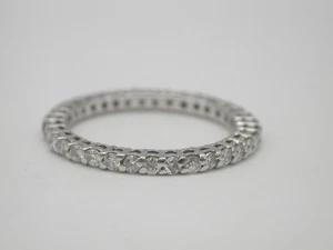 feiner Memoryring  Weißgold 750 - Bild 1 von 10