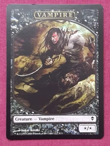 Magic The Gathering ZENDIKAR VAMPIRE token card MTG - Picture 1 of 2