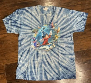 Camiseta gráfica Disney World talla grande azul tie dye  - Imagen 1 de 2