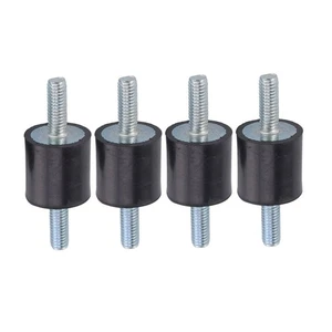 4pcs M6 Male / Male Anti Vibration Rubber Mount Car Bobbin Isolator Damper 20x20 - Picture 1 of 3