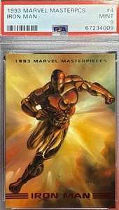 Iron Man - 1993 Skybox Marvel Masterpieces #80. PSA 9🌎 - Picture 1 of 3