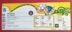 Orig. Ticket Confed Cup / Konföderationen Pokal Brasilien 2013 URUGUAY - TAHITI - Bild 1 von 1