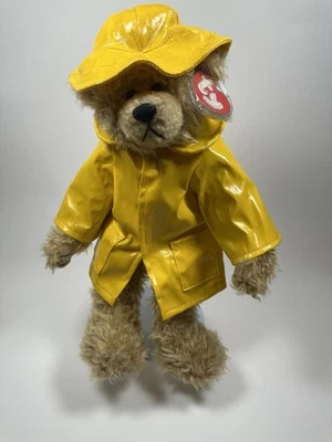Ty Attic Treasures Gordon the Bear In Rain Gear 14" totalmente articulado 1993 envío gratuito Foto 1 de 3