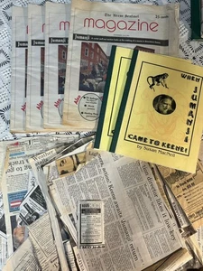 1995 Ritagli di stampa ed effimeri dalle riprese di Jumanji in Keene NH - Foto 1 di 8