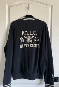 Ralph Lauren Polo RL Black Label Zip Up Sweater Heavy Eight PRLC Men's Size L - Picture 1 of 16