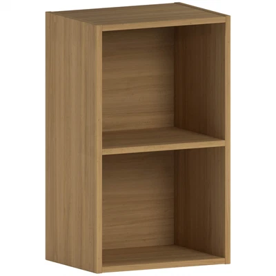 Oxford 2 3 4 5 Tier Bookcase Cube Storage Shelf Display Wood Furniture Unit - Image 1 of 4