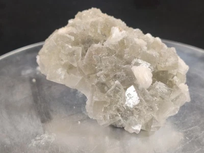 CRIS 13 R LOT DE 5 FLUORITE AVEC BARYTINE ET QUARTZ SUCRE FILON LENTE FONTSANTE - Photo 1/4