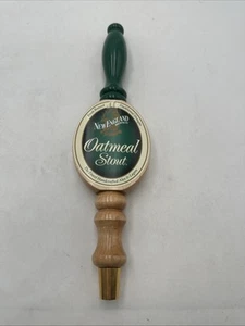 Vtng New England Brewing Co. Oatmeal Stout Wood Tap Handle 12½" RARE Breweries - Picture 1 of 7