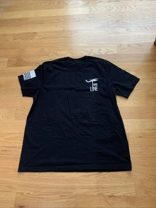 Nine Line Apparel Men’s Black T-shirt XXL Short Sleeve "THESE COLORS DON'T RUN" - Picture 1 of 13